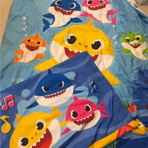 Colorful Shark Themed Bedding Set
